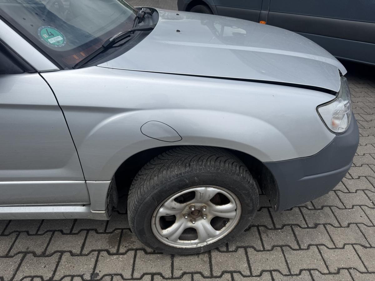 Subaru Forester 2 SG original Kotfl&uuml;gel vorn rechts silber 01G premium silver met. Bj.2007